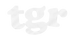 White 'tgr' logo on a white background
